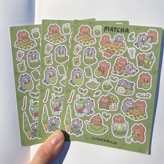 Matcha Sticker Sheet