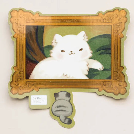 Meowster Piece Vinyl Sticker (Holographic)