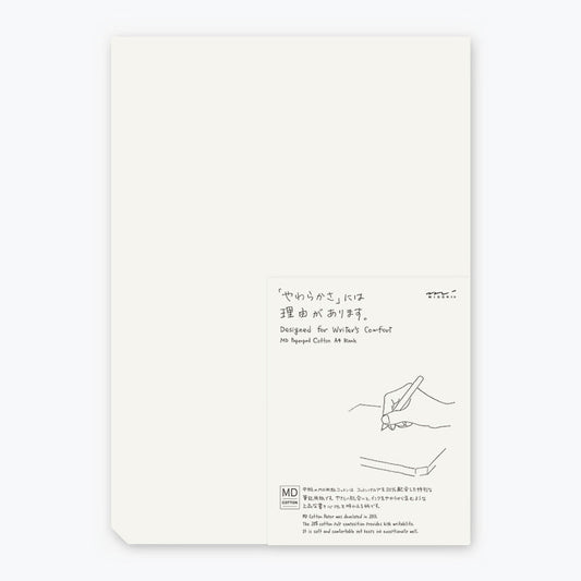 MD Paper Pad Cotton A4 - Blank