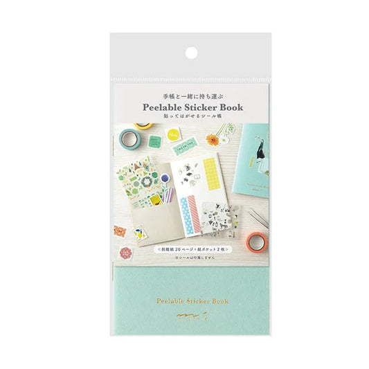 Peelable Sticker Book - Light Blue