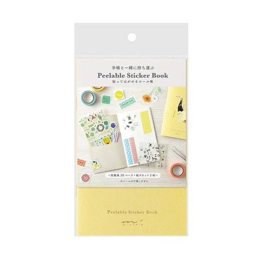 Peelable Sticker Book - Yellow