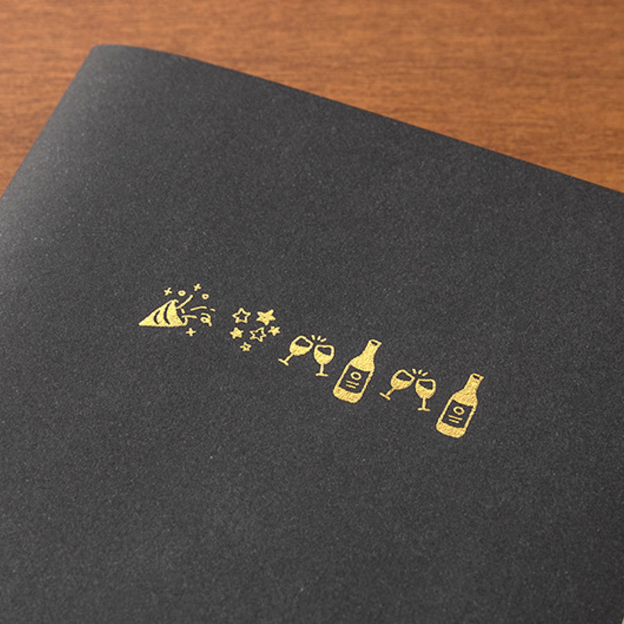 Gold Foil Journaling Transfer Sticker - Celebration