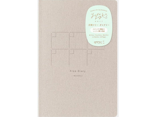 Yuru Log Notebook - Free Diary Monthly