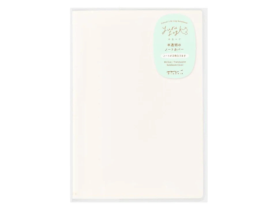 Yuru Log Notebook Clear Cover