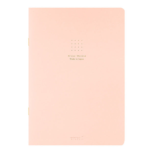 Midori Colour Notebook A5 Dot Grid - Pink