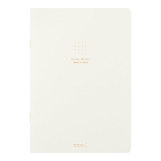 Midori Colour Notebook A5 Dot Grid - White