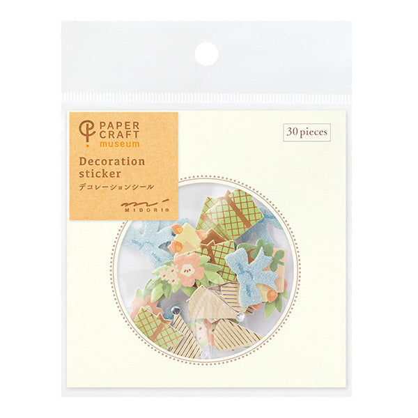 Paper Craft Museum Decoration Sticker - Celebration