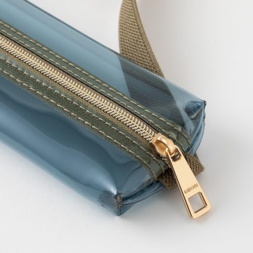 Book Band Pen Case - Clear Navy
