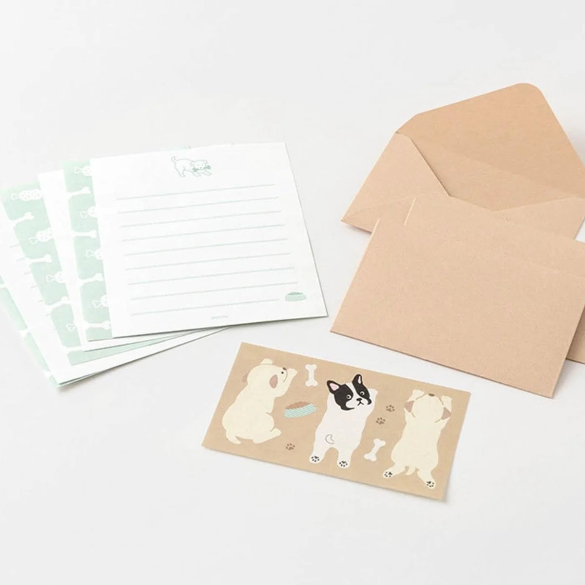 Mini Letter Paper and Envelopes - Dog