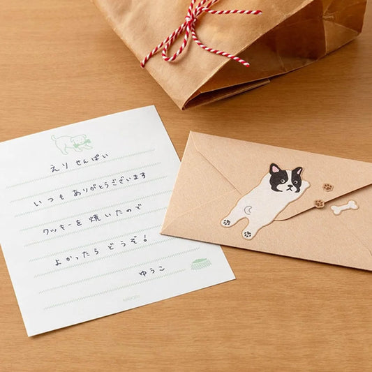 Mini Letter Paper and Envelopes - Dog