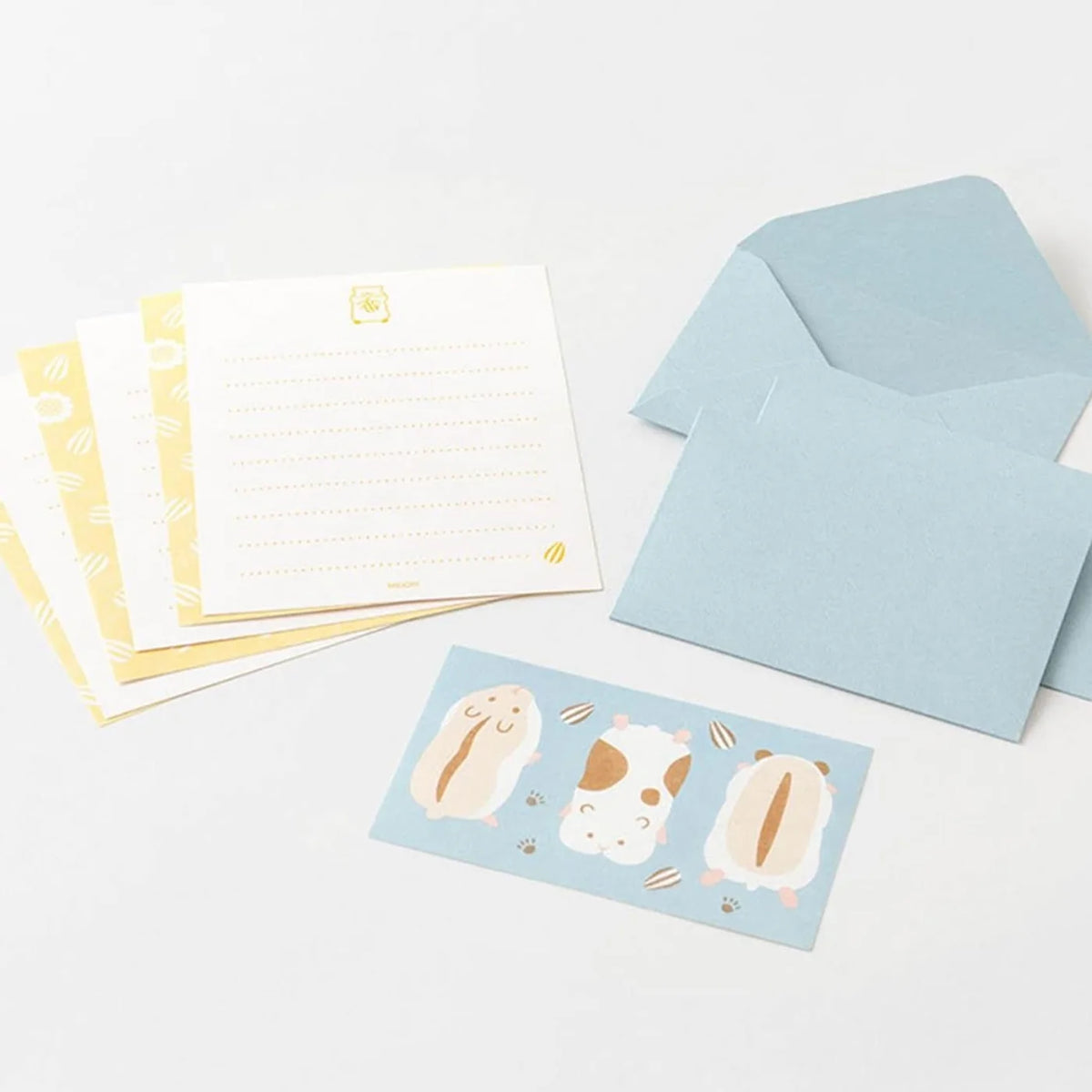 Mini Letter Paper and Envelopes - Hamster
