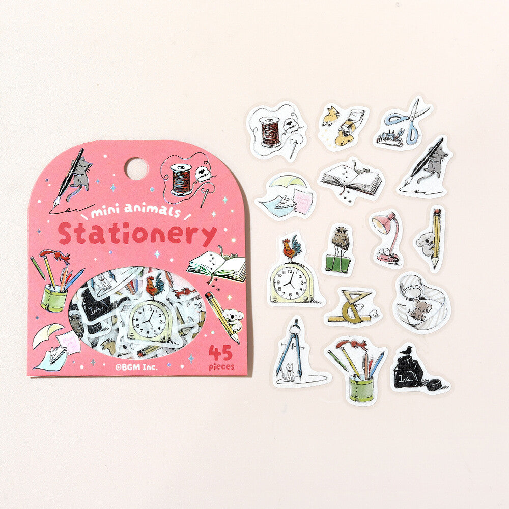 Mini Animals Washi Stickers by BGM - Stationery