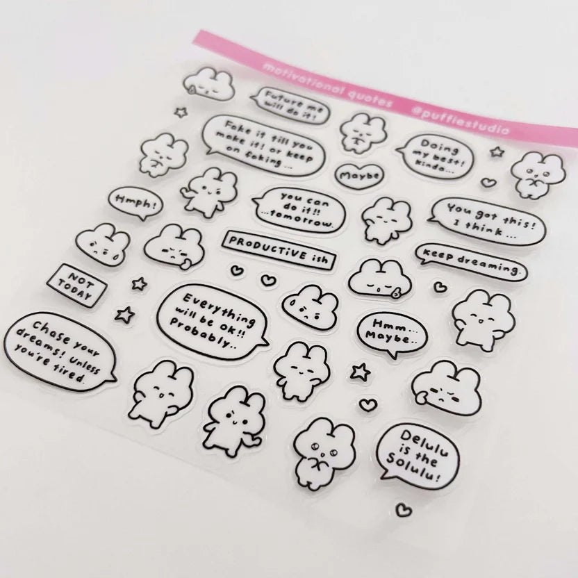 Motivational Quotes Sticker Sheet