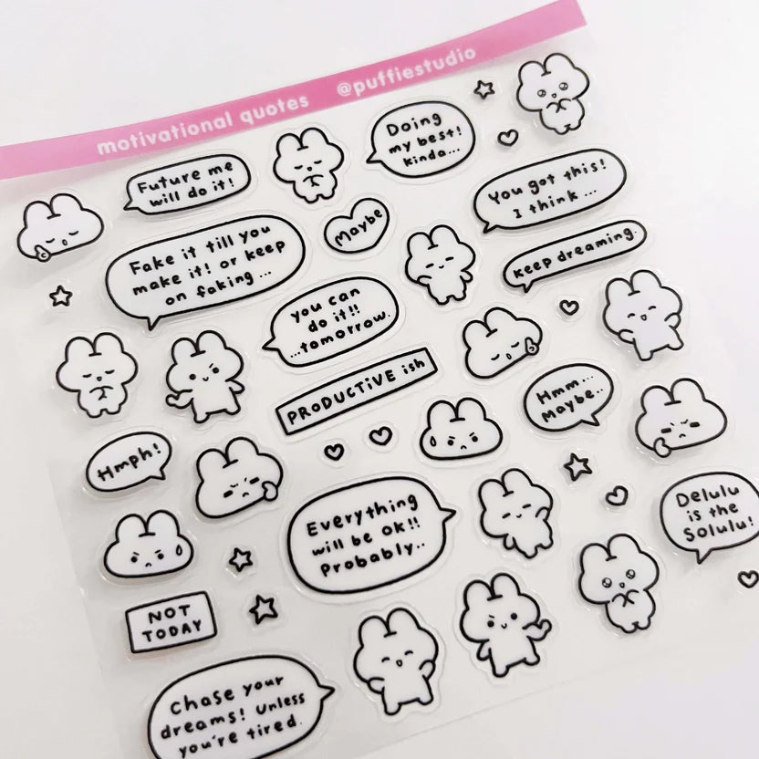 Motivational Quotes Sticker Sheet