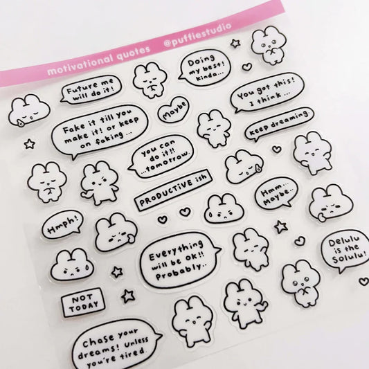 Motivational Quotes Sticker Sheet