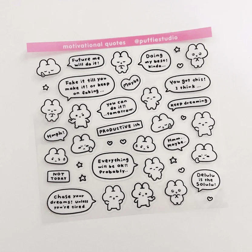 Motivational Quotes Sticker Sheet