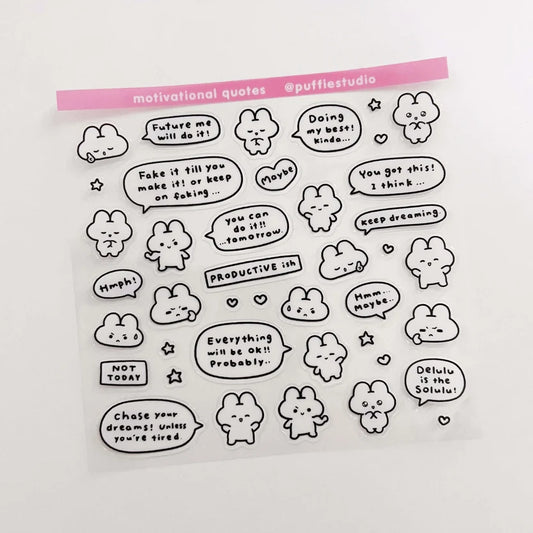 Motivational Quotes Sticker Sheet