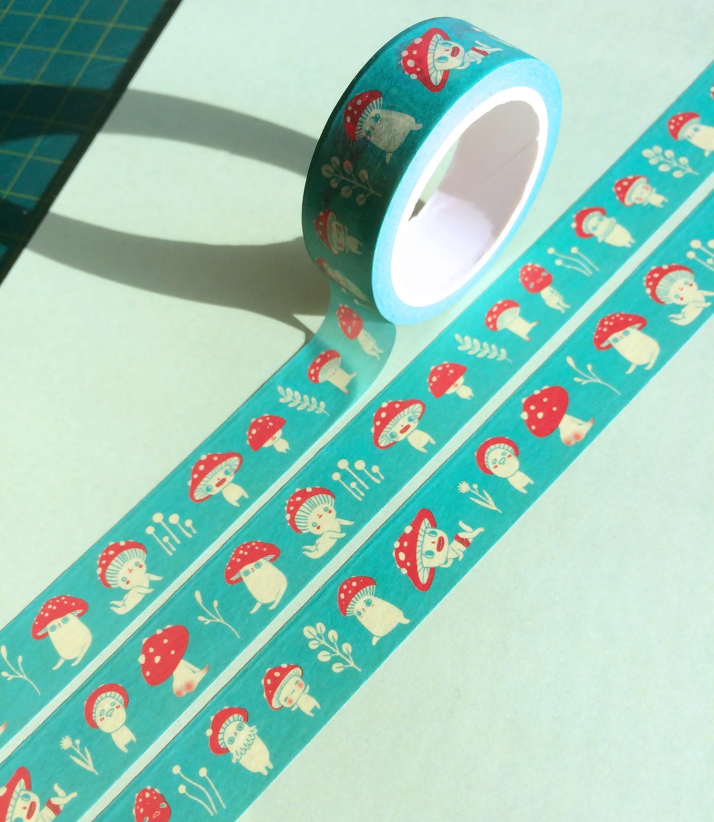 Mush Pals Washi Tape (Teal)