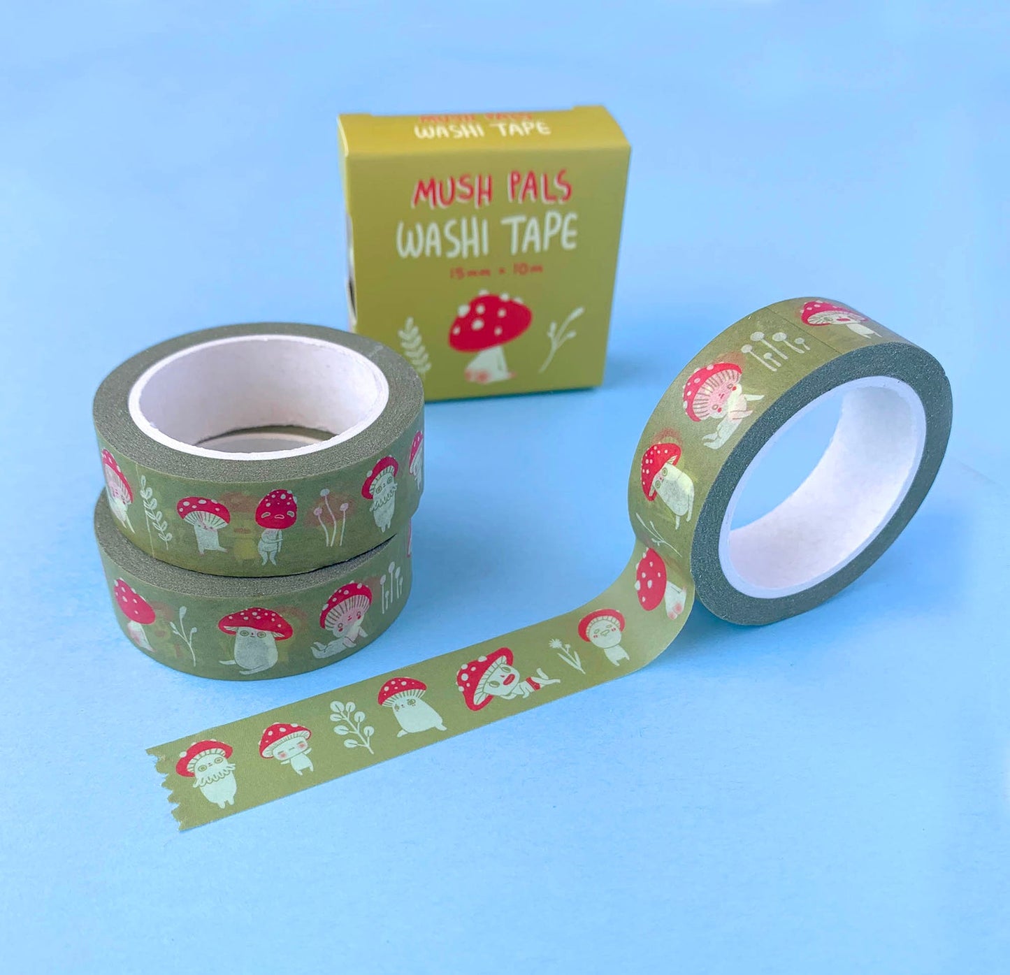 Mush Pals Washi Tape (Mustard)