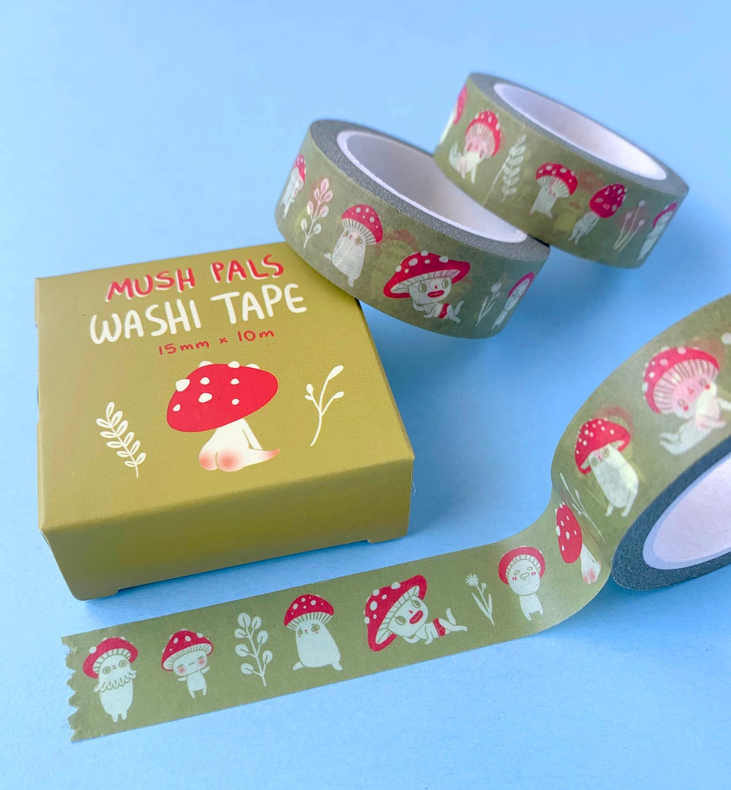 Mush Pals Washi Tape (Mustard)