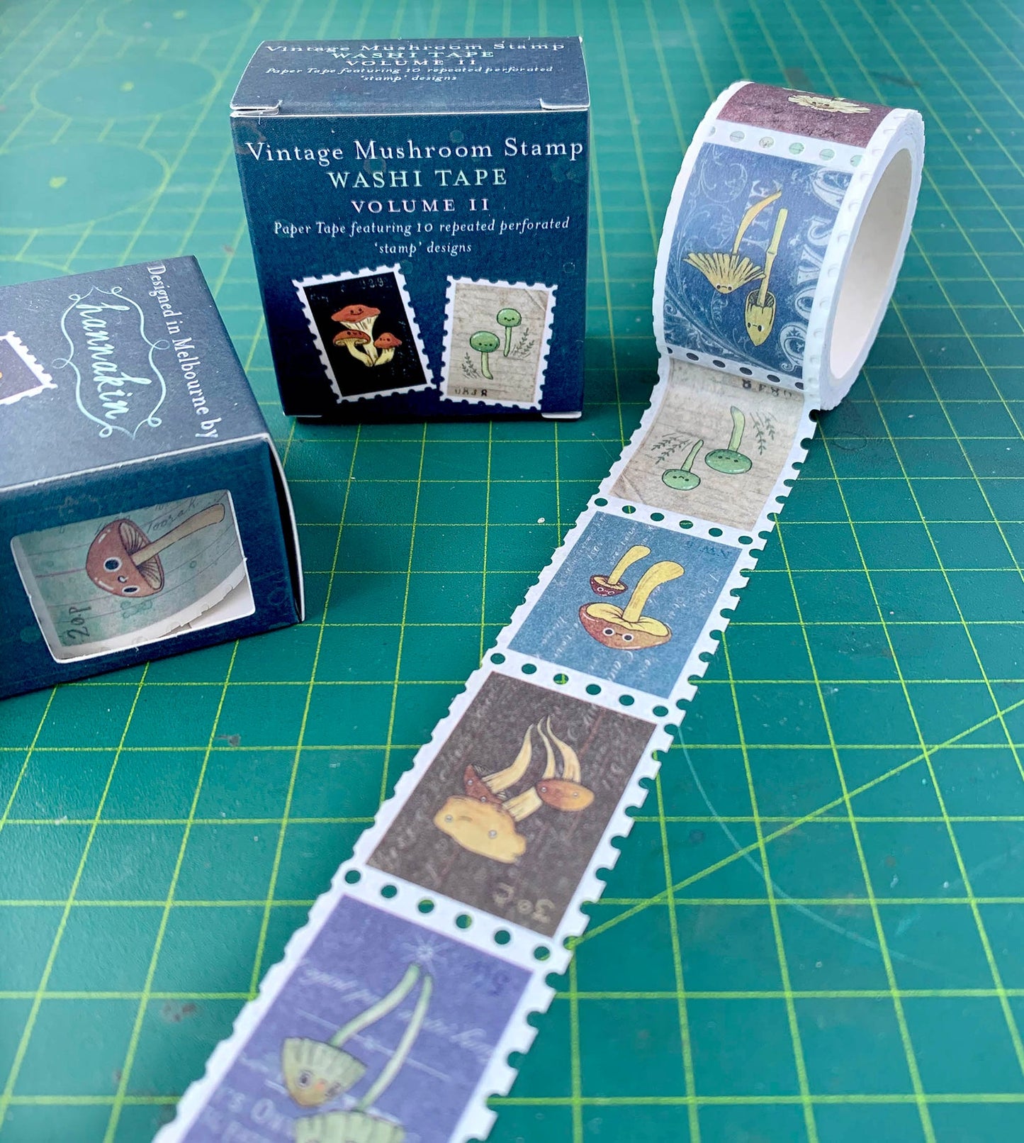 Vintage Mushroom Volume II - Stamp Washi Tape