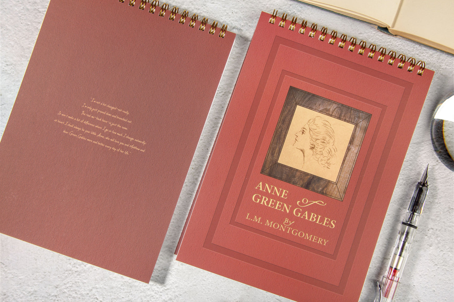 Anne of Green Gables Spiral Bound A5 Notebook - Grid