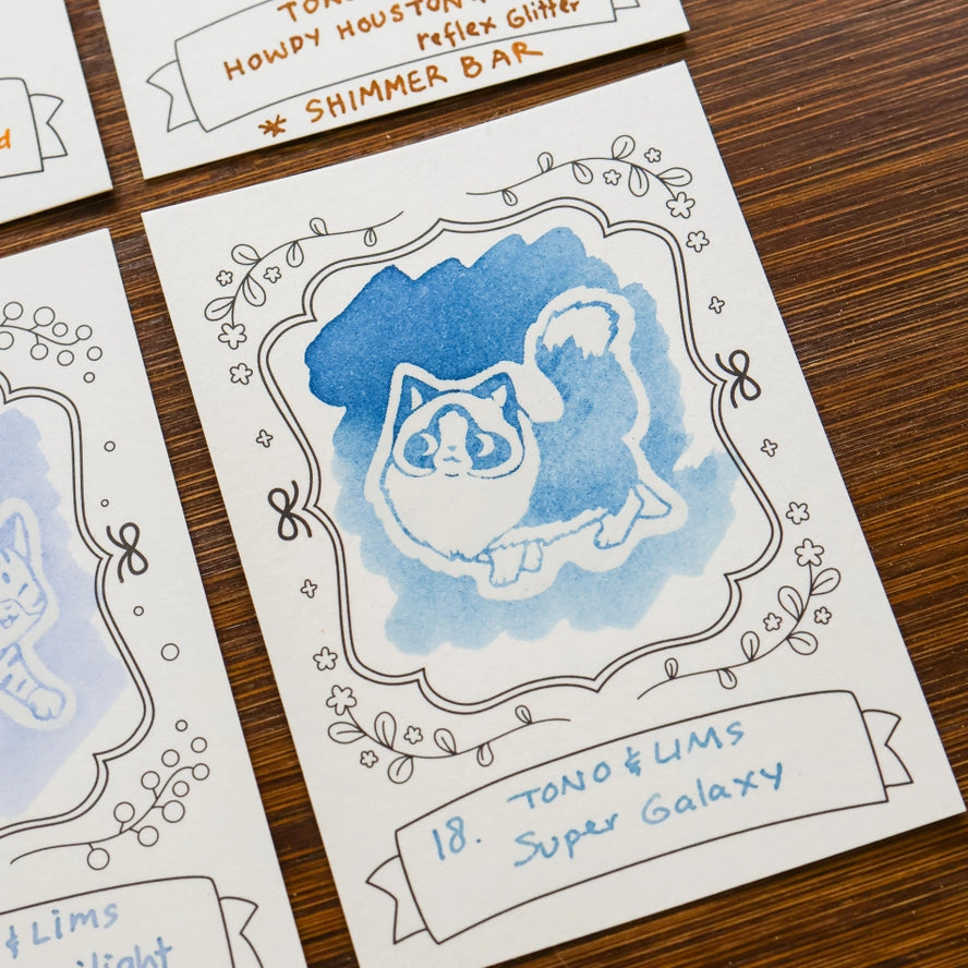 Neighborhood Cats Ink Swatch Cards