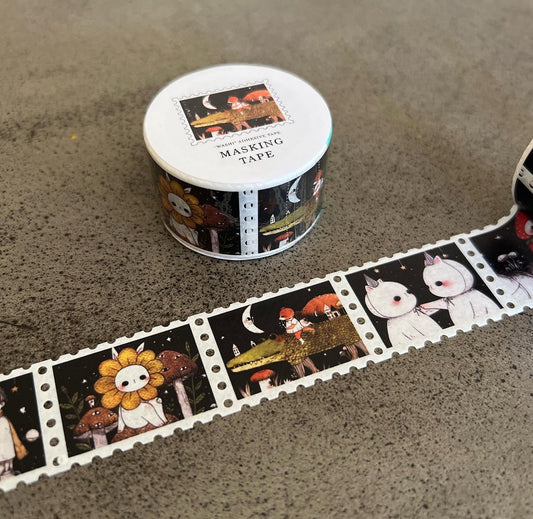 Night Travellers Stamp Washi Tape