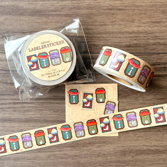 Label Sticker Roll - Mushroom Museum