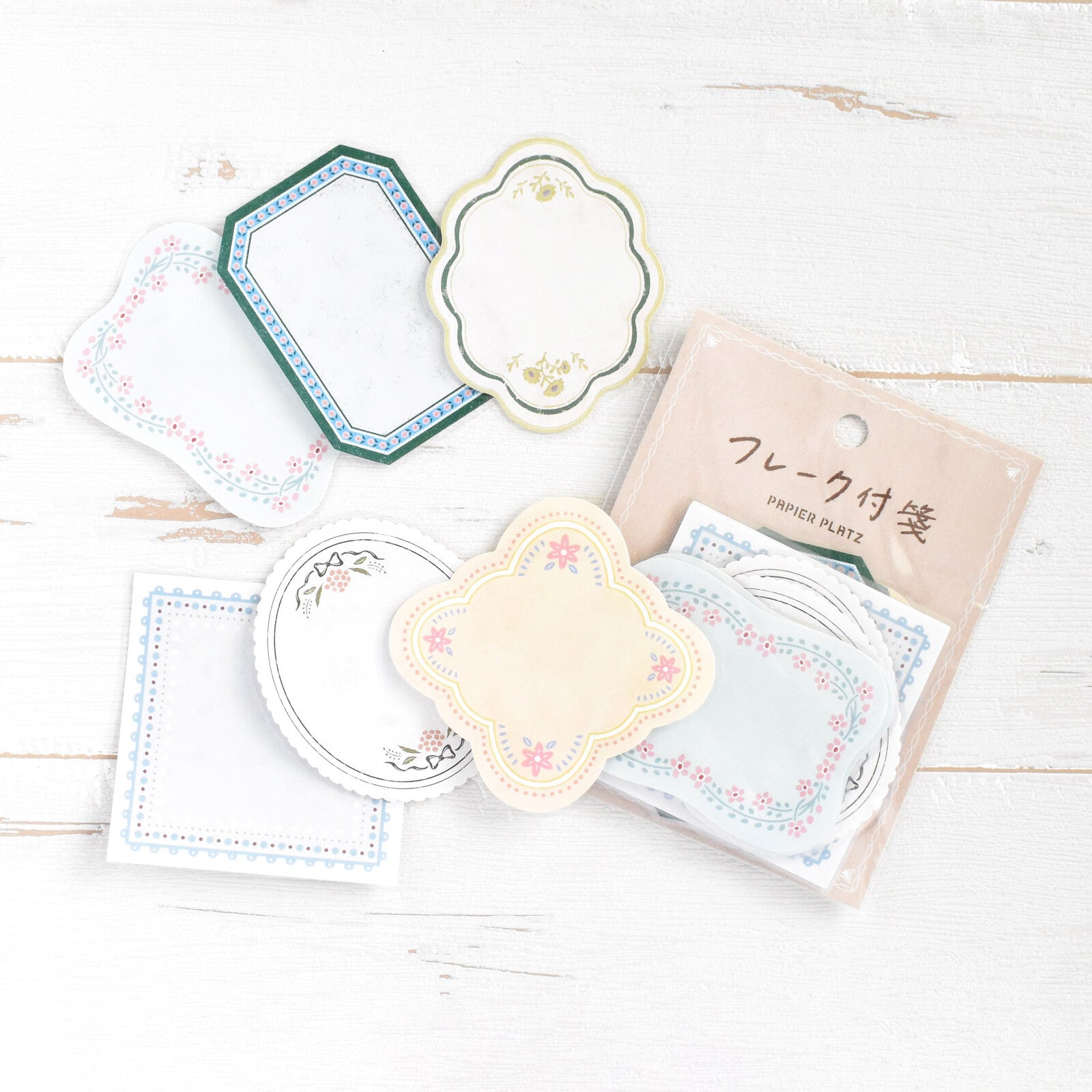 Nostalgia Frame Planner Stickers designed by Papier Platz.