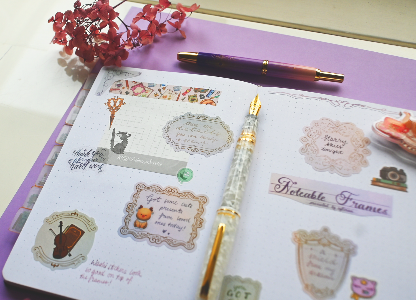 Noteable Frames Sticker Sheet