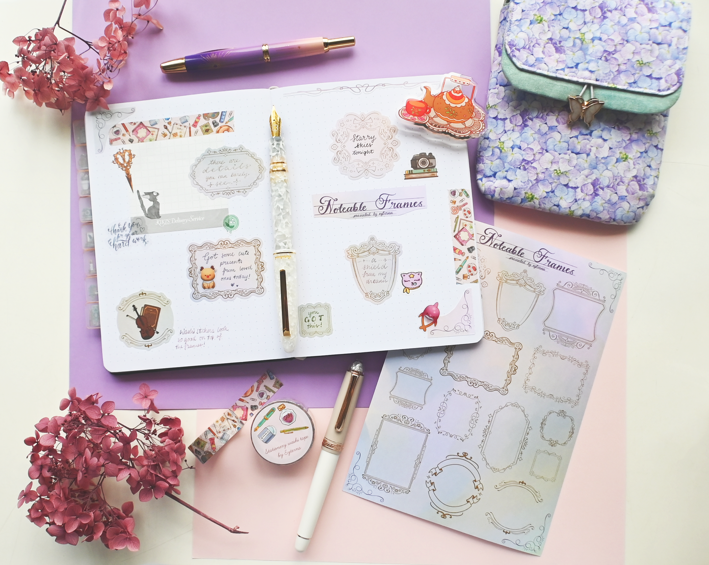 Noteable Frames Sticker Sheet