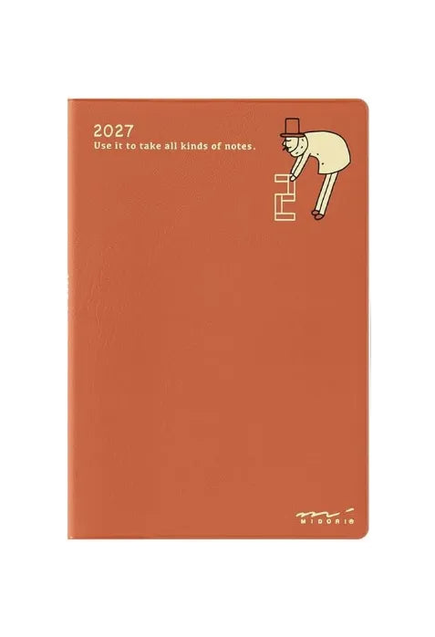 Midori Pocket Diary 2027 Mini - Ojisan