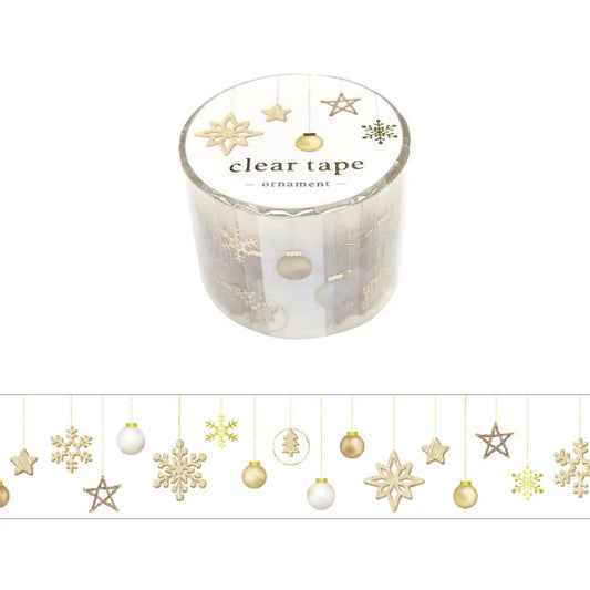 Ornament Foil Stamped Clear Tape