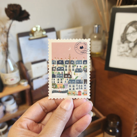 Paris Memory Stamp Sticker