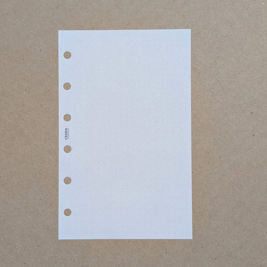 Crena Spark Organisers Refill 3.5mm  Dot Grid - A7/M6