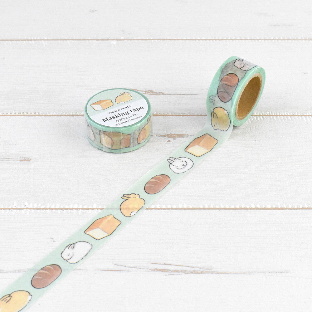 Bunny loaf Washi Tape designed by illustrator Shinako Moriyama.
