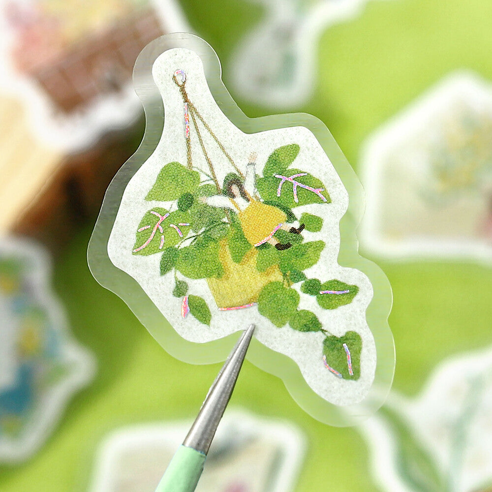 Petit Story Foil Stamped Stickers - Garden