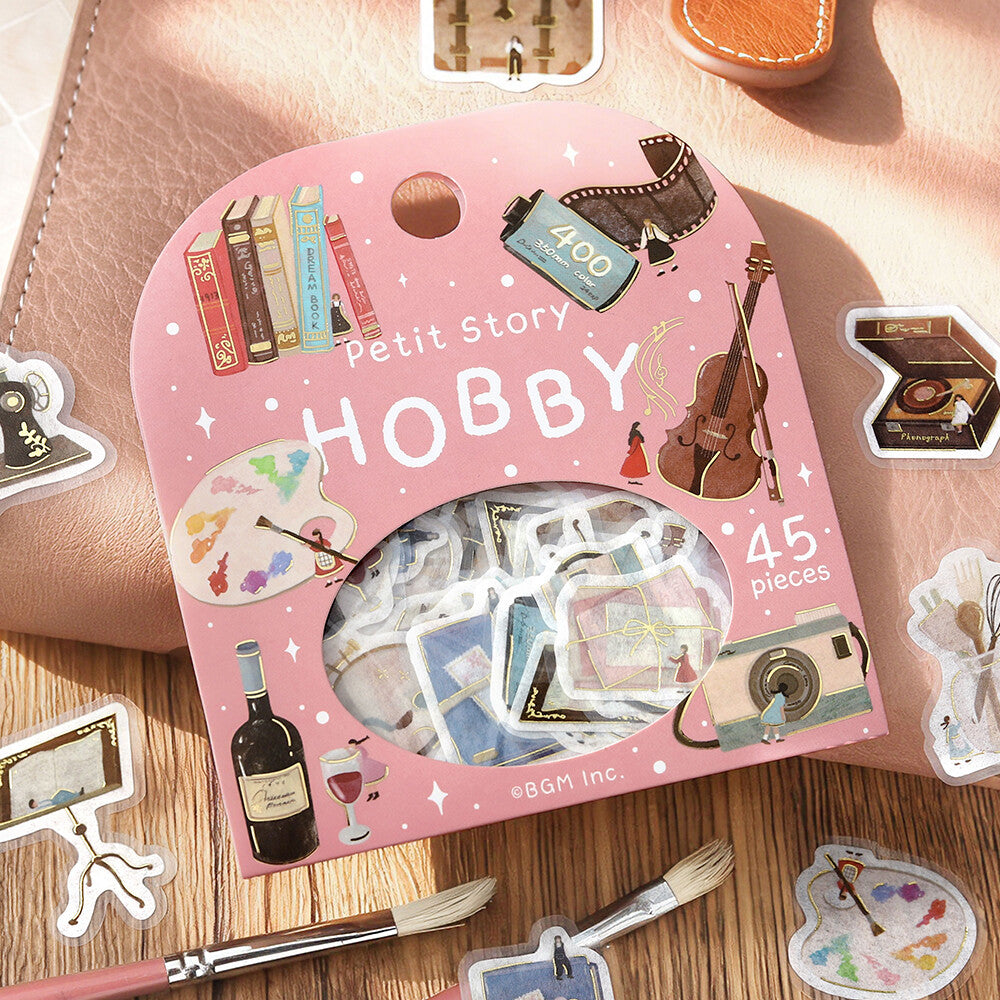 Petit Story Foil Stamped Stickers - Hobby