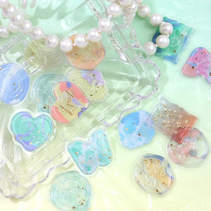 Phantom Flower Seal Sticker - Green