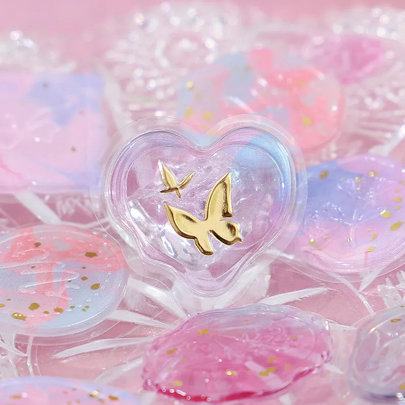 Phantom Flower Seal Sticker - Pink