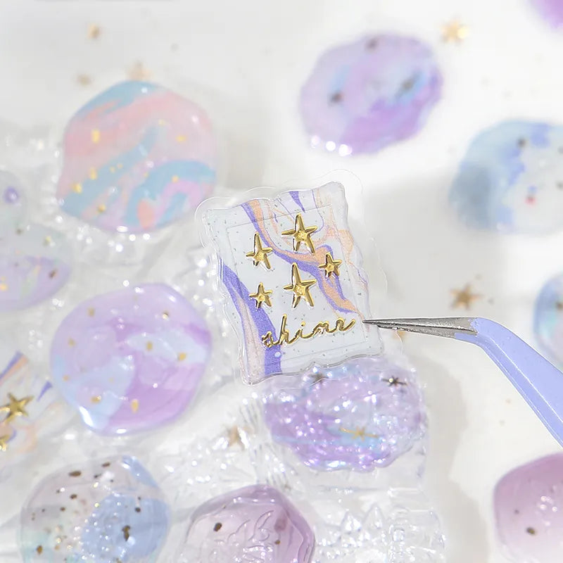 Phantom Flower Seal Sticker - Purple