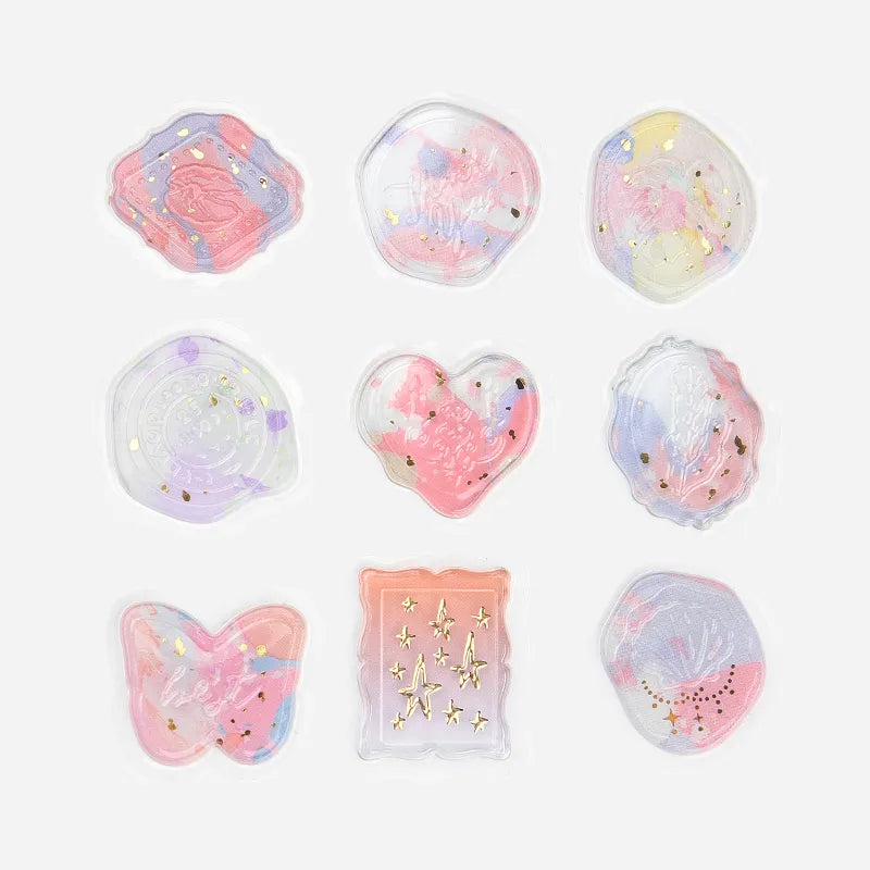 Phantom Flower Seal Sticker - Red