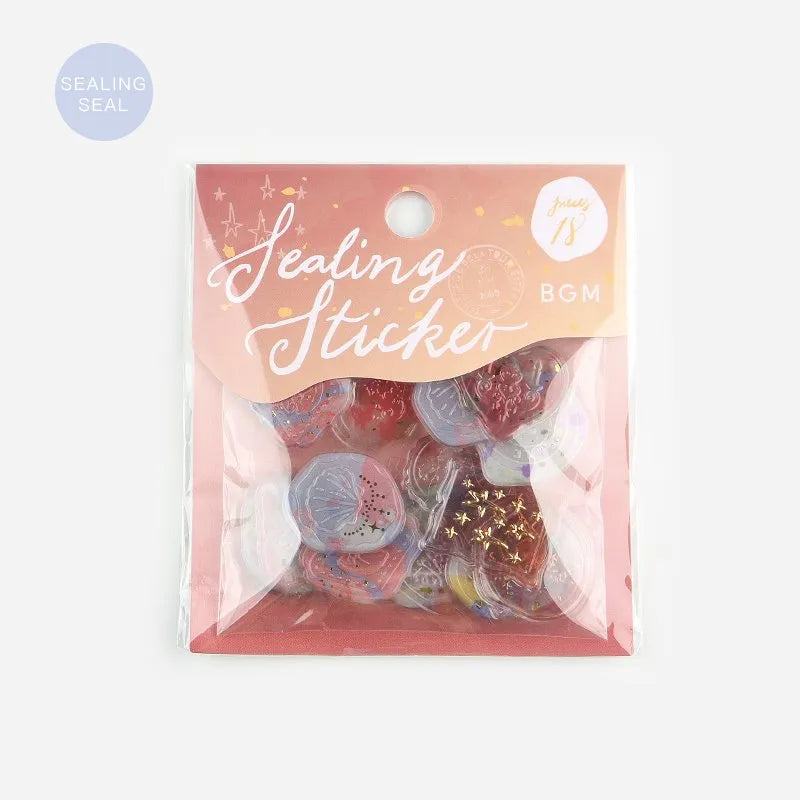 Phantom Flower Seal Sticker - Red