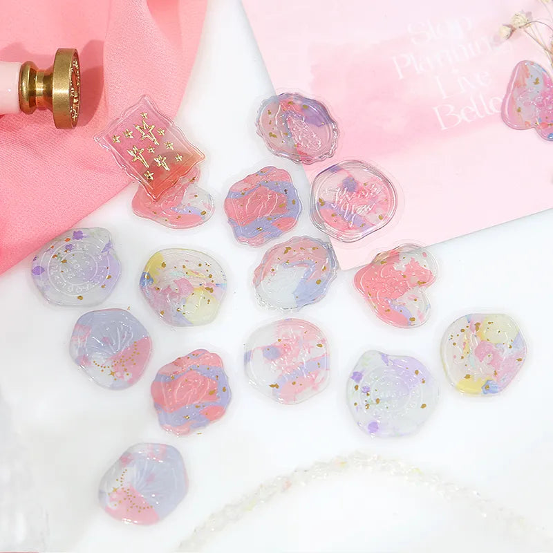 Phantom Flower Seal Sticker - Red