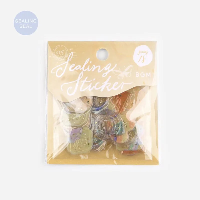 Phantom Flower Seal Sticker - Yellow