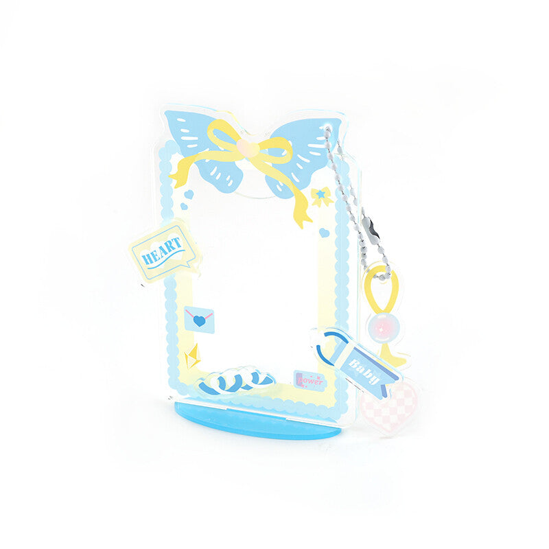 Oshikatsu Item Card/ Photo Stand - Fresh Blue (Small)