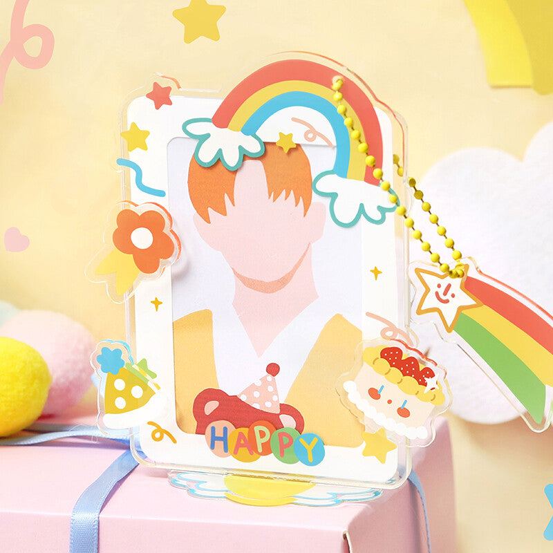 Oshikatsu Item Card/ Photo Stand - Special White (Small)