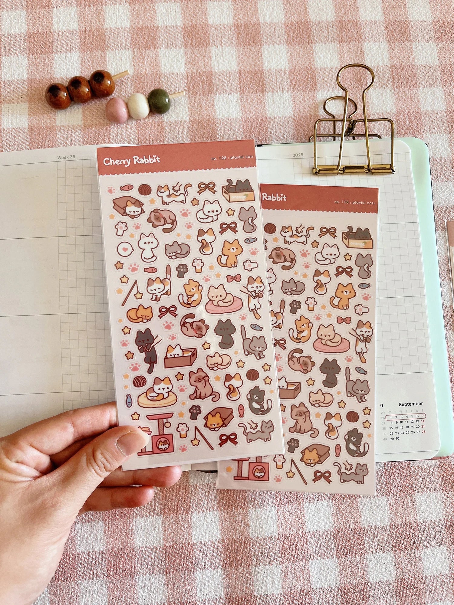 Playful Cats: Sticker Sheet