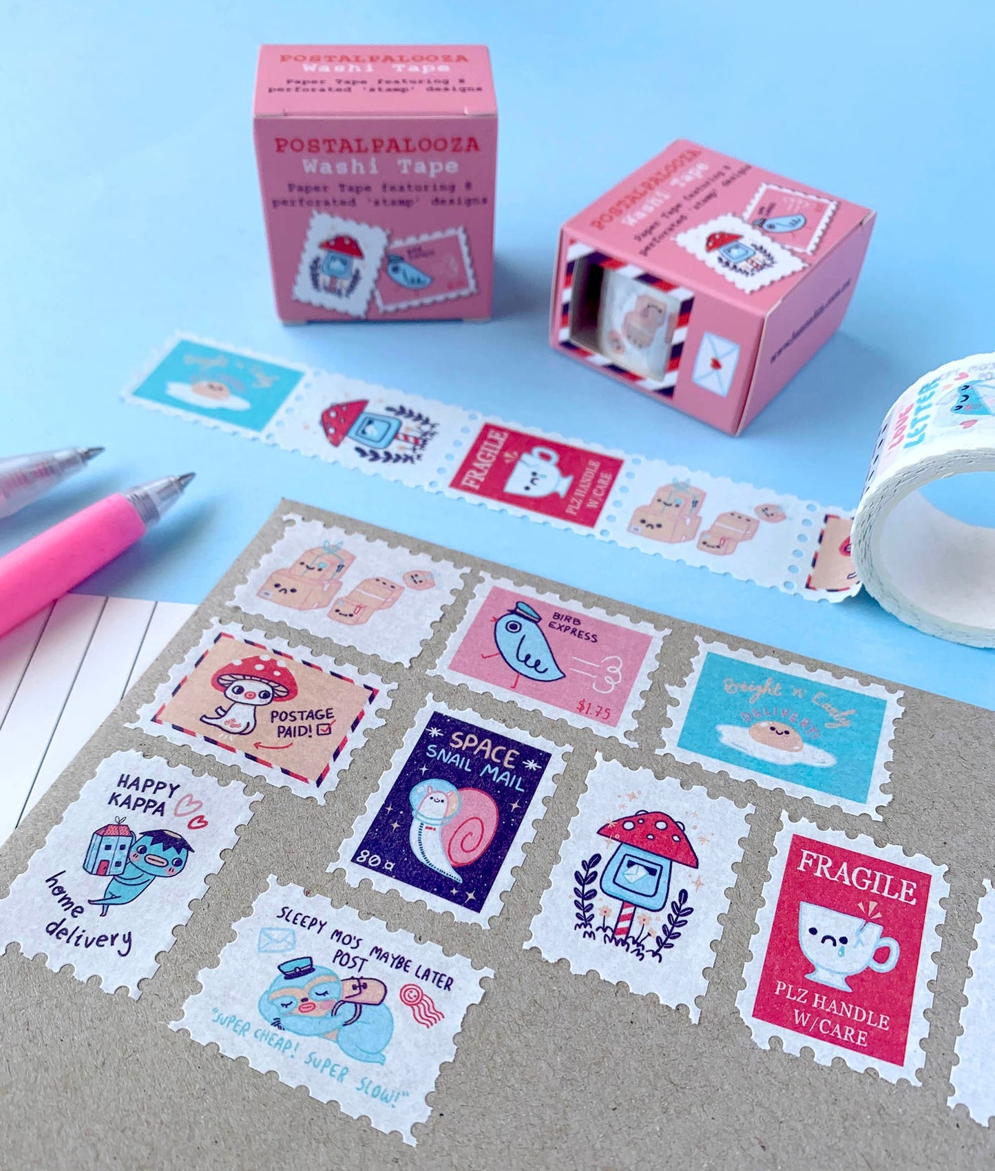 Postalpalooza Stamp Washi Tape